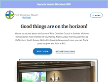 Tablet Screenshot of fccguthrie.org